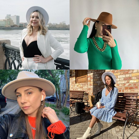 Fedora Hat Women Hat Winter Luxury Man Hats for Women Fashion Formal Wedding Decorate Camel Panama Cap Fedoras Gorras Para Mujer