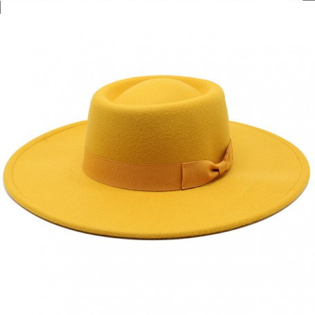 Wholesale Price Fedora Hat Winter Circular Concave Convex Surface Flat Top Fashion Men and Women Felt Jazz Hat Fedora шляпа женс