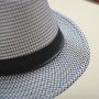 Fedora Hat for Men Fashionable Elegant Vintage Black Women White Red Brim Panama Top Jazz Beach Unisex Classic Cap