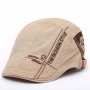 New Summer Outdoor Cotton Berets Caps For Men Casual Peaked Caps Letter Embroidery Berets Hats Casquette Cap