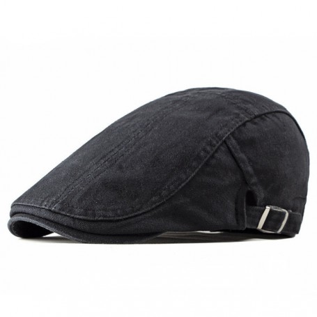 Cotton Solid Color Newsboy Caps Flat Peaked Cap Men and Women Painter Beret Hats 66