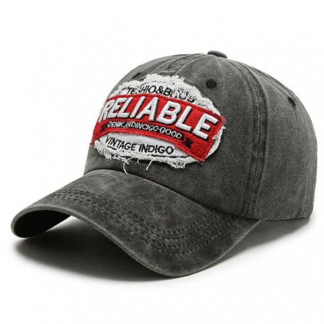 Baseball Caps High Quality Cotton Unisex Adjustable Baseball Caps Letter Black Cap for Men's Dad Hats