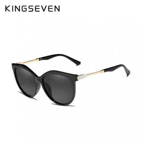 KINGSEVEN  Polarized Women's Sunglasses Gradient Lens Luxury Sun glasses Brand