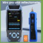 Pro mini OTDR Fiber Optic Reflectometer with 9 Functions Event Map Fiber Cable Ethernet Tester  VFL/OLS/OPM  22/24 dB for 64km