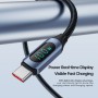 Toocki PD 100W USB C To Type C Cable LED Display 66W USB-C Type-C Cable Phone Charging Cord For MacBook Xiaomi POCO Samsung S22