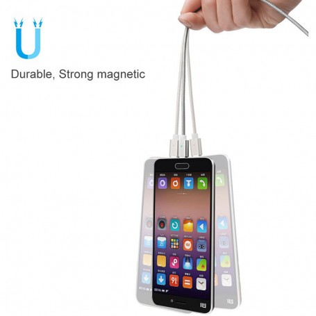 Elough USB Magnetic Cable USB C To Type C Cable Micro USB Cable For iPhone Xiaomi Huawei 2.4A Magnetic Fast Charging Data Wire