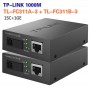 1000M 1SC+1GE TP-LINK TL-FC311A-3 + TL-FC311B-3 fiber transceiver SM single-fiber SC interface fiber optic media converter