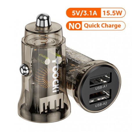 Toocki USB Car Charger Quick Charge 4.0 QC4.0 QC3.0 QC SCP 5A PD Type C 30W Fast Car USB Charger For iPhone Xiaomi Mobile Phone