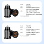 Toocki Car Charger USB C Fast Charger 45W 24V 5A Quick Charge for iPhone 12 13 14 Pro Xiaomi Samsung QC4.0 Truck PD Car Charger