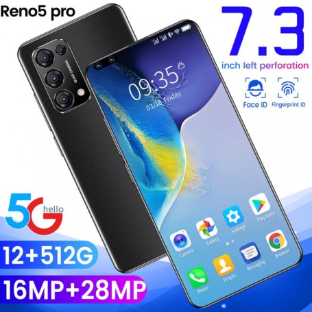 5Pro Dual SIM 7.3Inch 12GB 512GB Global Version Celular Android ...