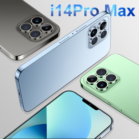 Brand New 14 Pro Max Smartphone 7.0 Inch 16GB + 1TB 10 Core Phone 5G LET Phone HD Screen Face ID Global Version Mobile Phone