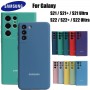 Original Samsung Galaxy S22 Plus S 22 Ultra S21 Plus Ultra Case S22 + S21 Ultra Soft-Touch Silicone Cover Full Protective Shell