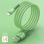 5A fast charging cable liquid silicone with light data cable for iPhone 13 12 Mini Pro Max XR 11 X mobile phone charging cable
