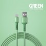 Fast Charging Type C Cable USB C Liquid Soft Silicone Data Cord For Huawei Xiaomi 1/1.5/2M Mobile Phone USB-C Charger Wire