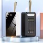 80000mAh Power Bank with Cable Portable Charger Full Mirror Screen LED Digital Display Powerbank External Battery Pack Poverbank