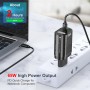 65W Gallium Nitride USB Charger QC3.0 PD Smart Fast Charging Cell Phone Charging Head Laptop Universal Quick Gan Charging Source