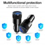 3.1A Car Charger Quick Charge 3.0 Type C Fast Charging Phone Adapter for iPhone 13 12 11 Pro Max Redmi Huawei Samsung S21 S22