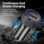 45W USB Car Charger Quick Charge 3.0 PD Type C Fast Charging Phone Adapter For iPhone 13 12 Xiaomi Huawei Samsung Charger In Car