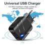 USB Charger Quick Charge 3.0 QC4.0 Fast Phone Charger For iPhone Samsung Xiaomi Huawei Tablet LED Lighting Fast Charger Adapter