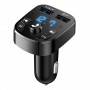 USB car charger support Bluetooth 5.0 FM Transmitter 3.1A Fast Charger Car Kit MP3 Modulator Player Handsfree Audio Receiver