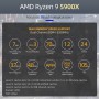 AMD Ryzen 9 5900X R9 5900X 3.7 GHz Twelve-Core 24-Thread CPU Processor 7NM L364M 100-000000061 Socket AM4 no fan