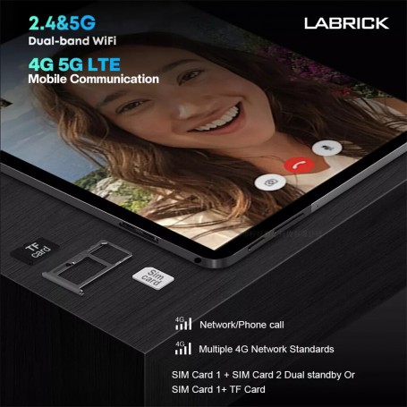 Pad 5 HD 4K Screen Smart Tablet PC Snapdragon 845 12GB RAM+512GB ROM Android 11 Dual Card 5G Wifi Tab Mi