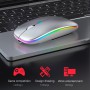 Rechargeable Bluetooth Mice Wireless Mouse RGB Computer Mause LED Backlit Ergonomic Gaming Mouse for Laptop PC