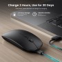 Mouse Bluetooth Compatible Rechargeable Mouse Wireless Computer Silent Mause Ergonomic Mini Mouse USB Optical Mice For PC Laptop