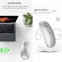 Thin M103 Rechargeable Wireless Mouse 2.4GHz Rechargeable Silent Mouse with 3 Adjustable DPI for Laptop/PC/MacBook
