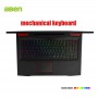 Bben laptop with Russian keyboard 17.3 Inch Intel Core I7 7700HQ CPU 32GB RAM 128GB SSD M.2 , 2TB HDD Laptop Windows10