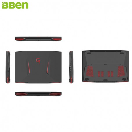 BBEN Laptop Gaming Computer Intel i7 Kabylake GDDR5 NVIDIA GTX1060 Windows 10 8G/16G/32G RAM RGB Mechanical Keyboard HD Camera