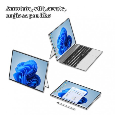 Tablet Notebook 2-in-1 12.3 inch Windows 11 Intel J4125 3K HD Touch Screen RAM 12GB SSD 512GB SSD PC protable Laptops