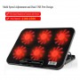 Cooling Base Laptop Cooling Pad Gaming Laptop Stand Cooler Six Fans Two USB Port 2400RPM Adjustable Notebook Stand For Laptop