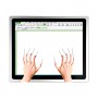 21.5 Inch Industrial Panel Mini all-in-one PC 19" 17" Embedded Tablet Computer with Capacitive Screen 8G RAM 128G SSD Wifi Com