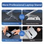 MC N8 Adjustable Laptop Stand Aluminum for Macbook Tablet Notebook Stand Table Cooling Pad Foldable Laptop Holder