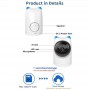5G/2.4G Dual Band Wifi Surveillance Cameras 1080P PTZ IP Camera Wireless Two-way Audio Smart Security Cam Detection Baby Monitor