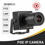 POE H.265 5MP 1620P / 1080P 6-22mm IP Camera Mini Type Manual Zoom Len Indoor Security P2P CCTV System Video Surveillance HD Cam