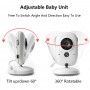VB603 2.4G Wireless Video Electronic Baby Monitor Camera 3.2 Inches LCD 2 Way Audio Talk Night Vision Baby Security Protection