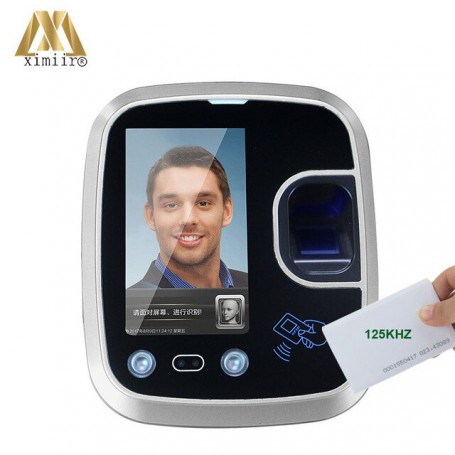 4.3 Inch Screen Time Recorder Door Access System Time Attendance Face Recognition Terminal and Access Control
