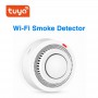 Tuya wifi Smoke Detector Smokehouse Combination Fire Alarm Home Security System Firefighters WiFi Smoke Alarm Fire Protection