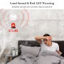 CPVAN Interconnected Smoke Detector Wireless 433MHz Interlink Fire Alarm with 10 Years Battery Smoking Sensor for Home Security