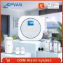 CPVAN Wifi GSM Home Alarm System Wireless Tuya Smart Security Alarms With PIR Motion Detector Door Sensor Alexa Compatible
