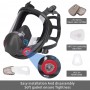 3 Interface Gas Mask with Filter Cotton and Box Full Face Facepiece Respirator