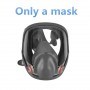 3 Interface Gas Mask with Filter Cotton and Box Full Face Facepiece Respirator