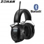 ZOHAN Noise Earmuffs AM/FM Radio headphones Ear Protection Bluetooth 5.0 Headphones Safety Defense for Mowing Lawn Work shooting