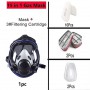 Chemical Gas Mask Dust Respirator Anti-Fog Full Face Mask Filter For Industrial Acid Gas, Laboratory Welding Spray Paint