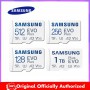 SAMSUNG EVO Plus Micro SD Card 512GB 256GB 128GB A2 V30 U3 Transfer 130MB/s Memory Card C10 U1 TF Card 64GB V10 A1 Memory Card