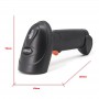 H4B Bluetooth Wireless Wired Barcode Scanner 2D QR Codes Reader PDF417 and H3 Handheld Barcode Reader Support for Logistic Store