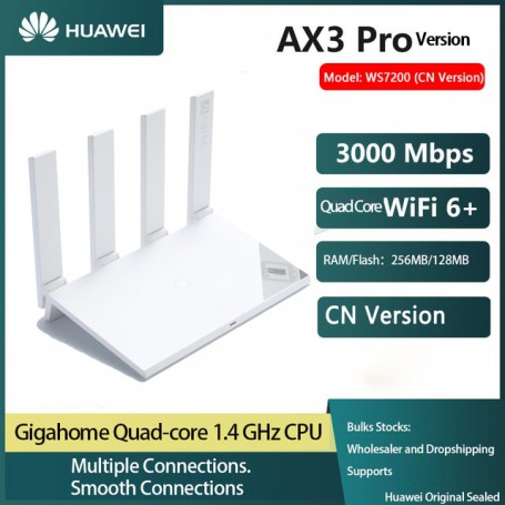Huawei AX3 PRO Router Wifi 6 + 3000mbps Quad Core Wi-Fi Smart Home Mesh Wireless Router Quad Amplifiers Repeater Network Router