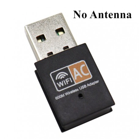 Dual Band USB wifi 600Mbps  Adapter AC600 2.4GHz 5GHz WiFi with Antenna PC Mini Computer Network Card Receiver 802.11b/n/g/ac